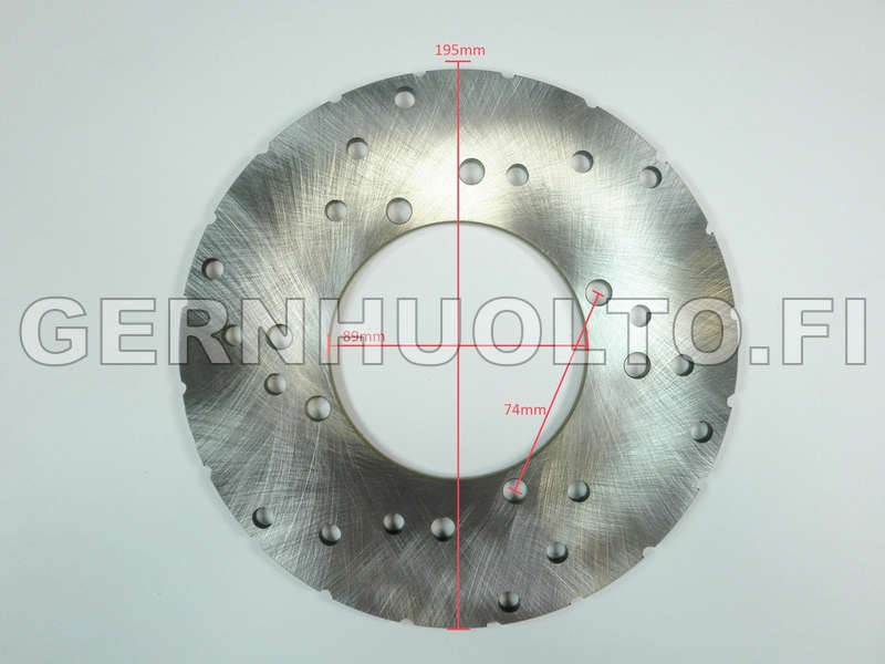 (0911,0915,0916,0953) Jarrulevy, etu (DVR1556)